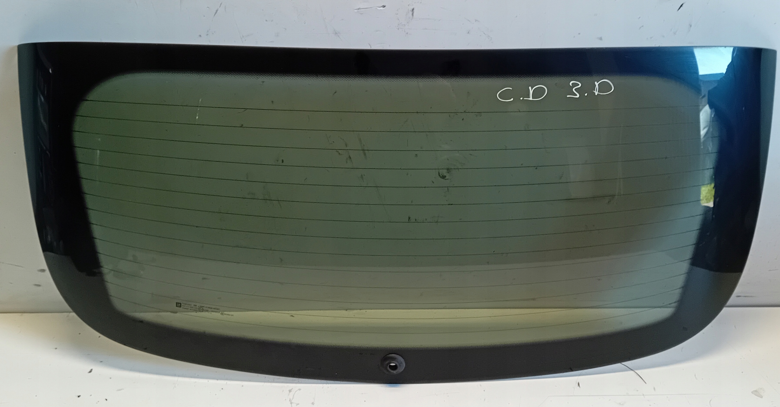 window of the rear bonnet boot OPEL CORSA D 3D