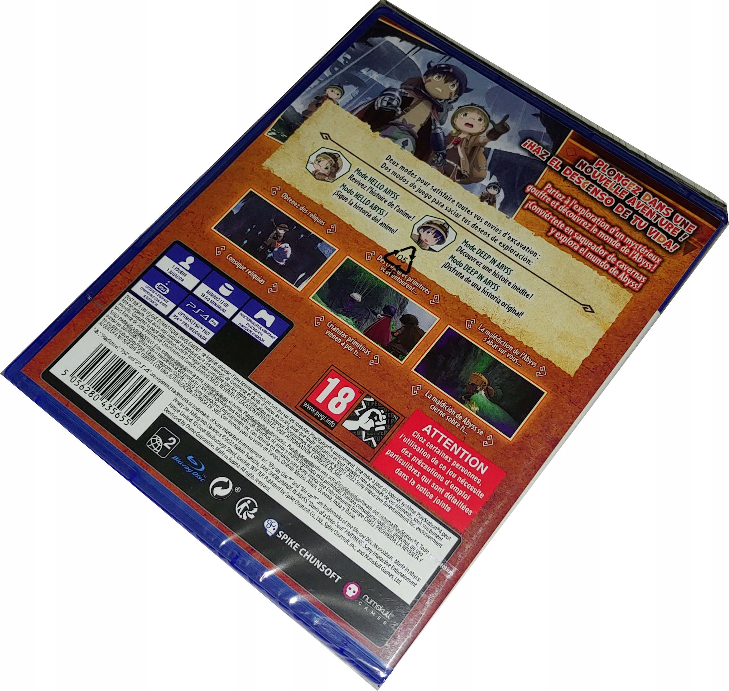 MADE IN ABYSS / PS4 / NOWA / ANG Rodzaj wydania Podstawa