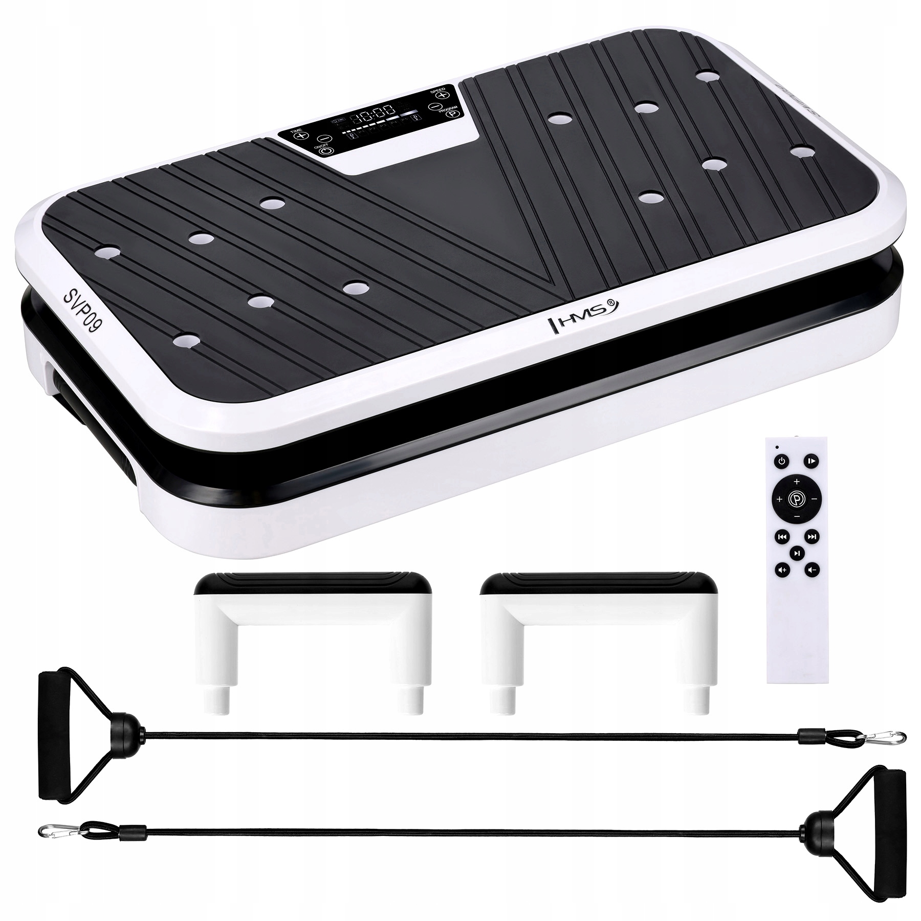 Vibrační vibrační platforma Masážní Přístroj 200 W 150 Kg Bluetooth Bt Reproduktory