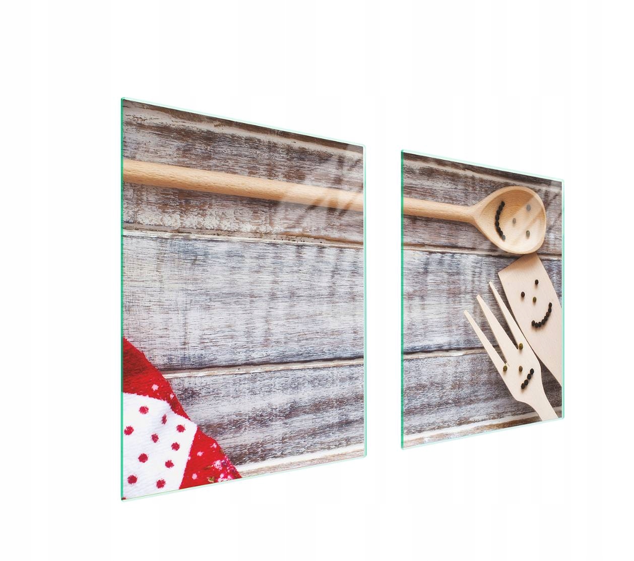 7v1 Skleněná ochranná deska na sporák 85x52 Lžíce