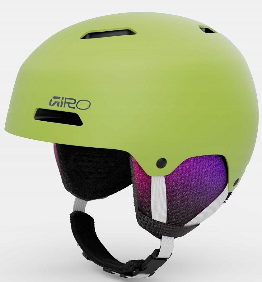 Juniorská lyžařská přilba Giro Crue Matte Fluorescent Green M (55.5-59)