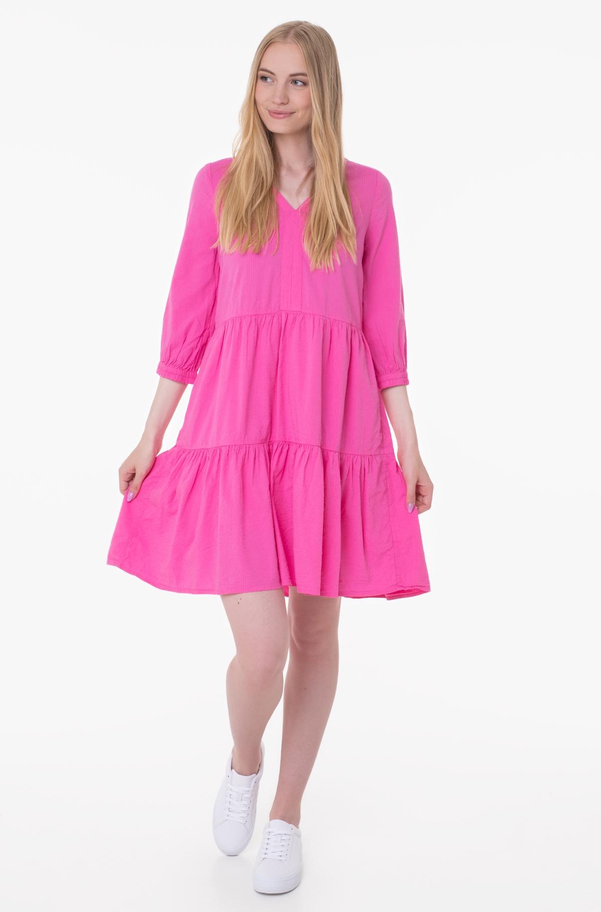 Tom Tailor Šaty Růžová Výstřih V Klasická 44 6_A