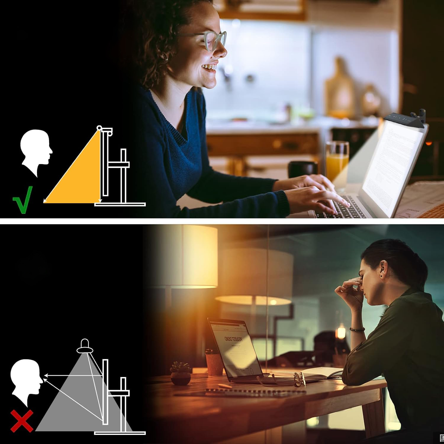 LAMPKA LED DO LAPTOPA MONITORA NA MONITOR KLIPS REGULOWANA NOCNA Rodzaj gwintu zintegrowane źródło LED