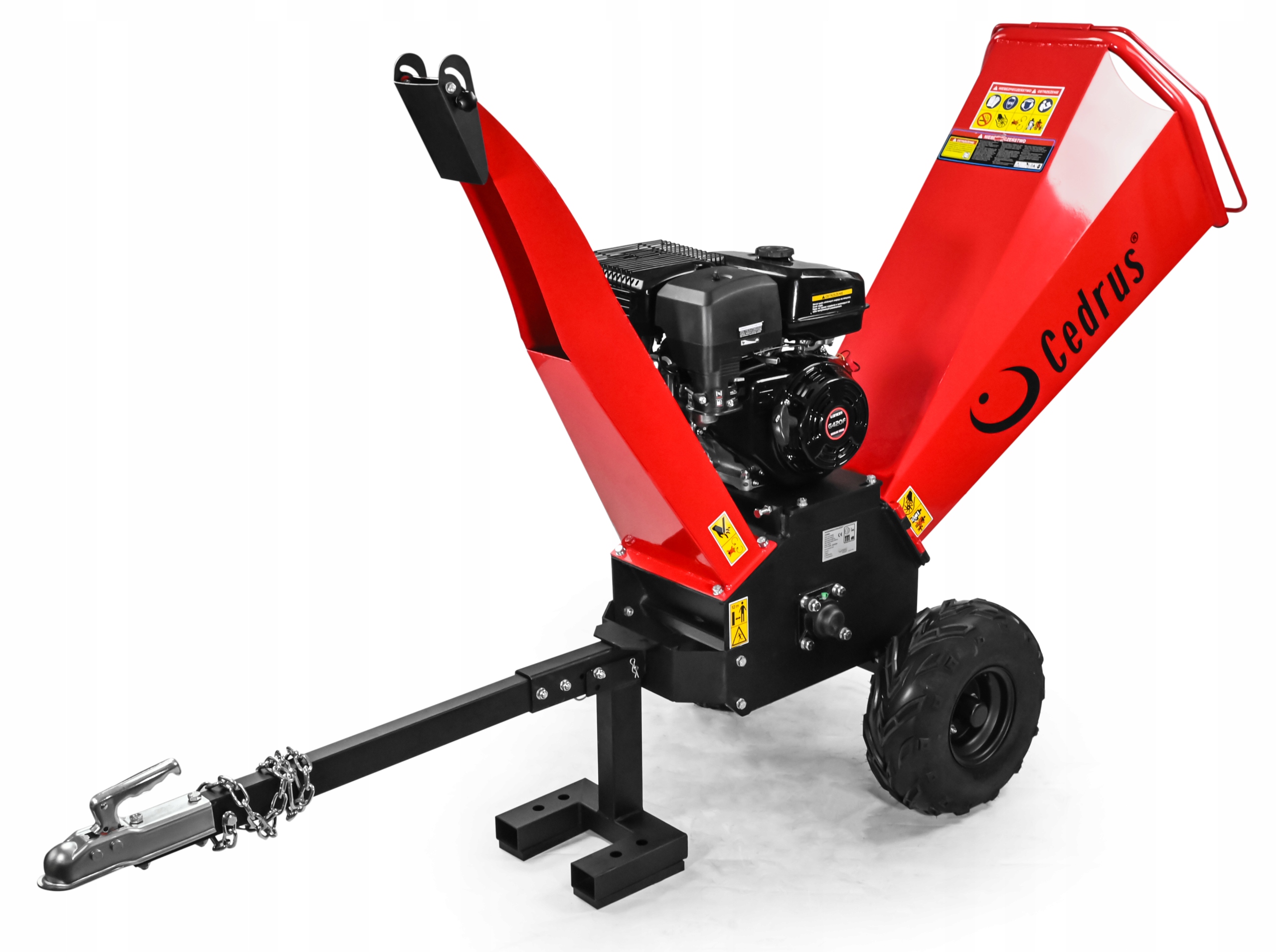 Rozdrabniacz spalinowy Cedrus RB03 15 KM czerwony