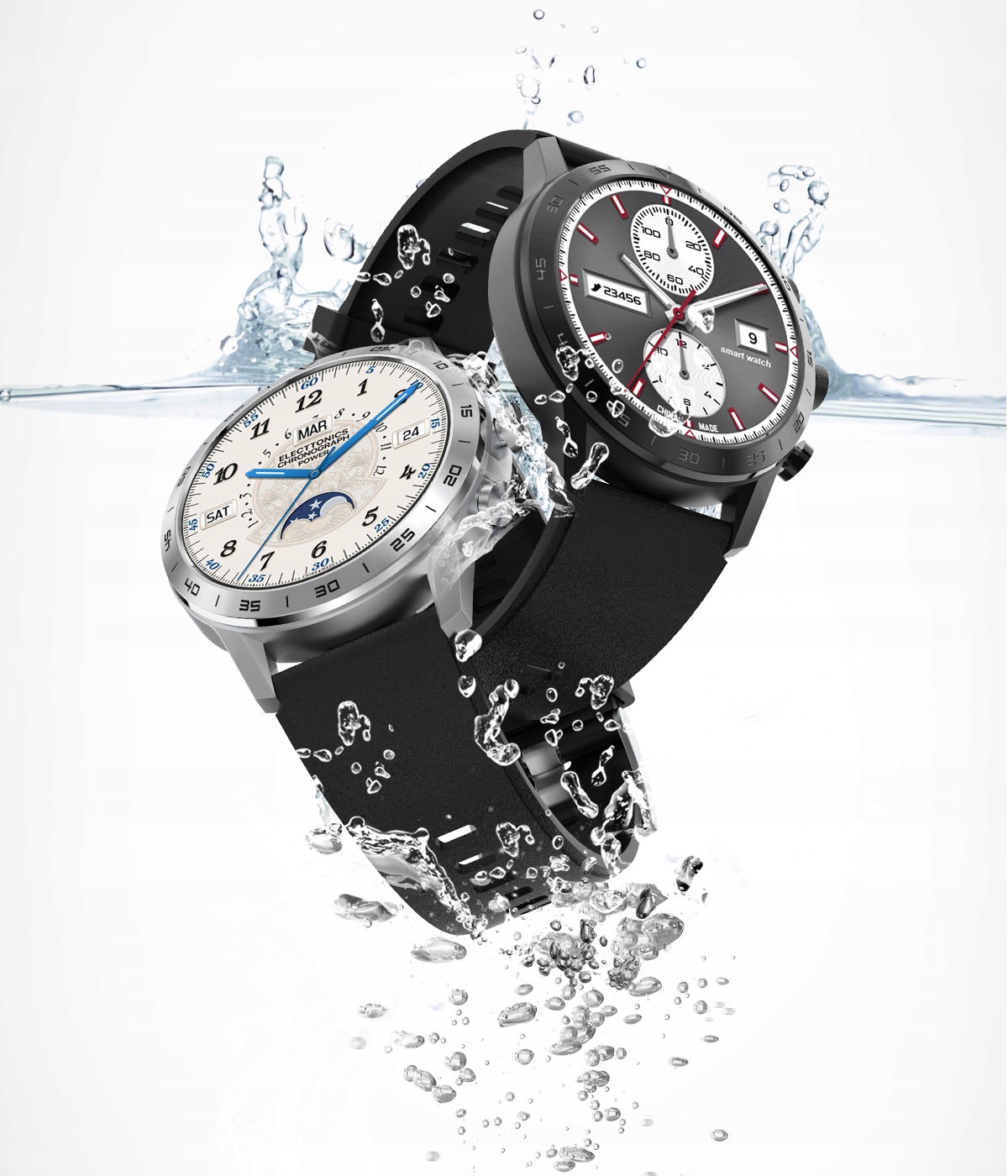 ZEGAREK SMARTWATCH SHD CIŚNIENIOMIERZ EKG PULSOMETR ROZMOWY 2PASKI J.POLSKI Cechy dodatkowe brak