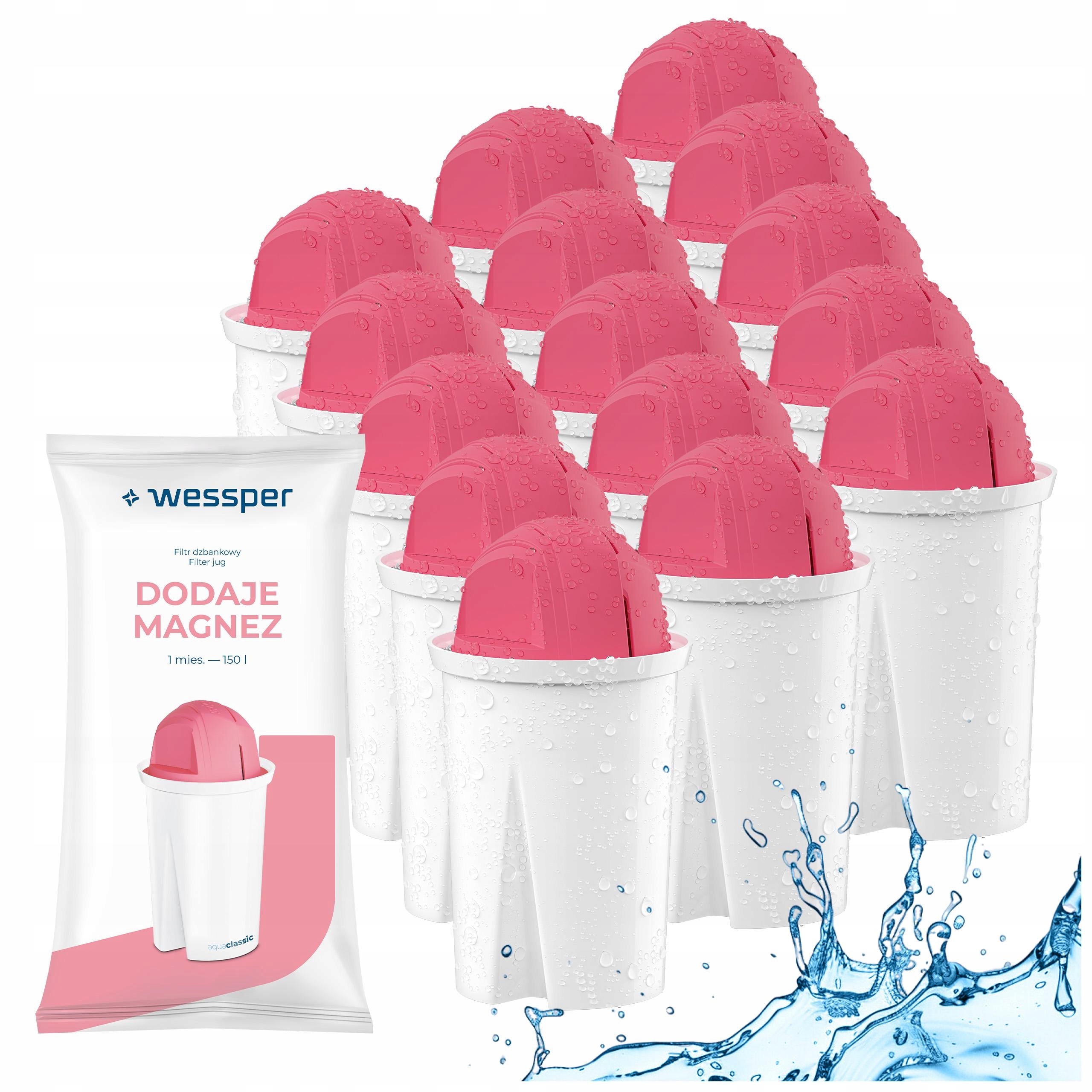 Filtr do konvice Brita filtrační vložka Wessper aquaclassic Mg+ hořčík 15x