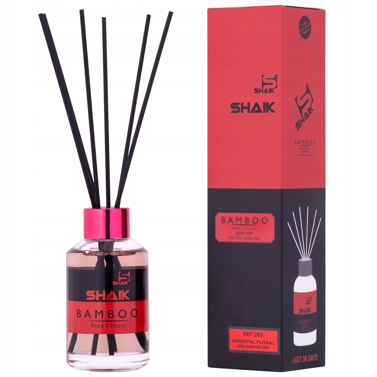 ODŚWIEŻACZ POWIETRZA SHAIK PATYCZKI ZAPACH DO DOMU DYFUZOR 265 WIŚNIA