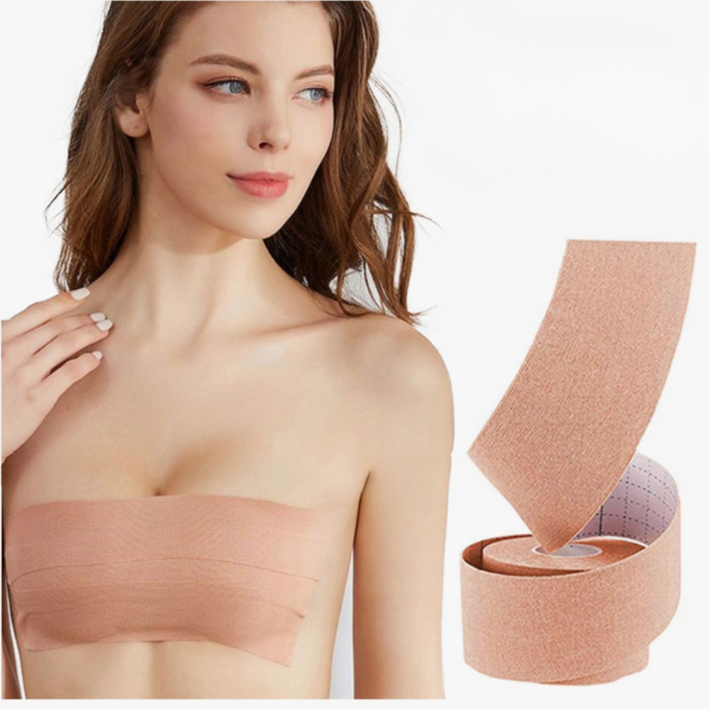 TAŚMA MODELUJĄCA UNOSZĄCA BIUST PUSH UP DEKOLT BOOB TAPE MODELOWANIE 5CMX5M Linia regular
