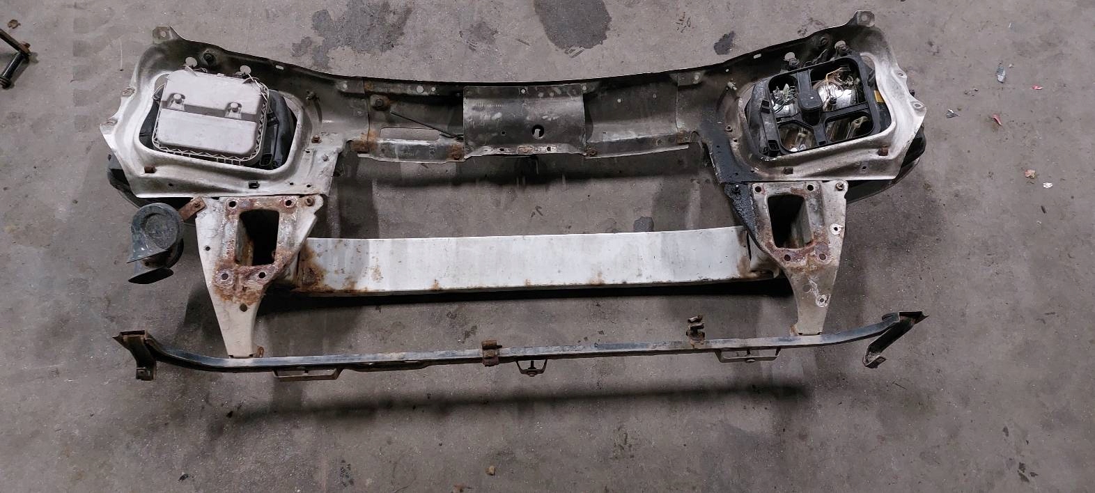 support panel for radiators pillar iron FIAT DOBLO and
