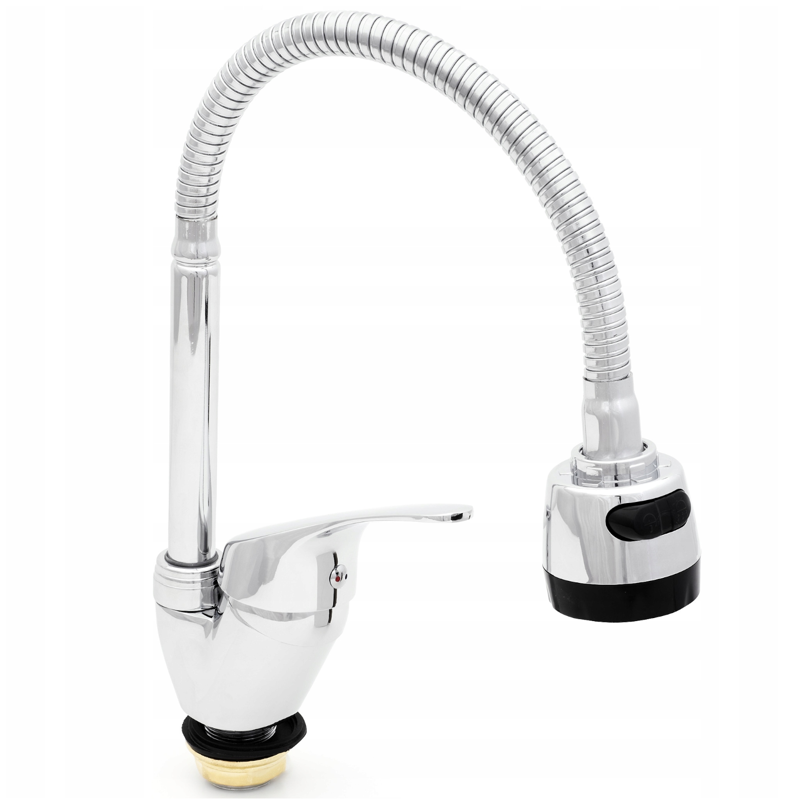 BATERIA KUCHENNA DO ZLEWU ELASTYCZNA FLEX RUCHOMA 2 FUNKCJE KRAN ECO CHROM