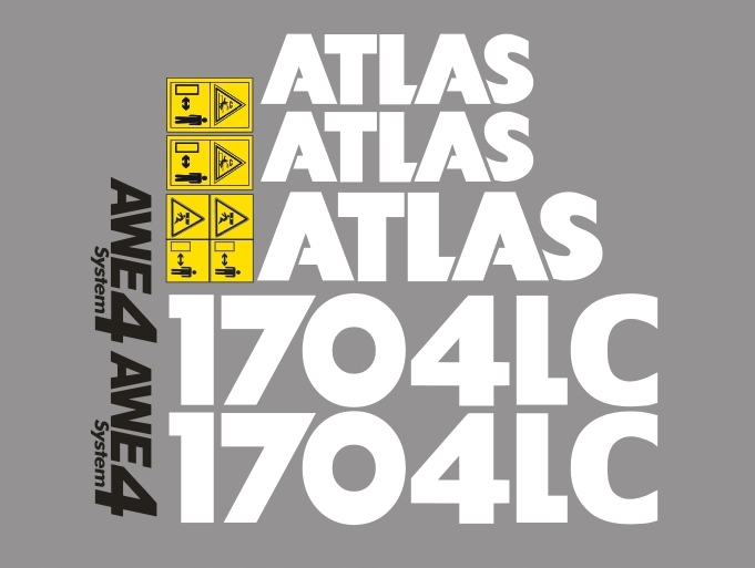 Samolepky Atlas 1704LC