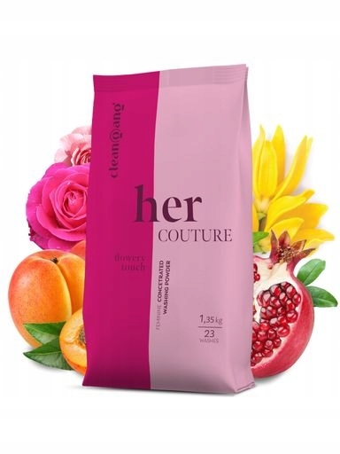 Levně 2x CleanGang Prášek na barevné prádlo color 23 praní výkonný 1,35 kg