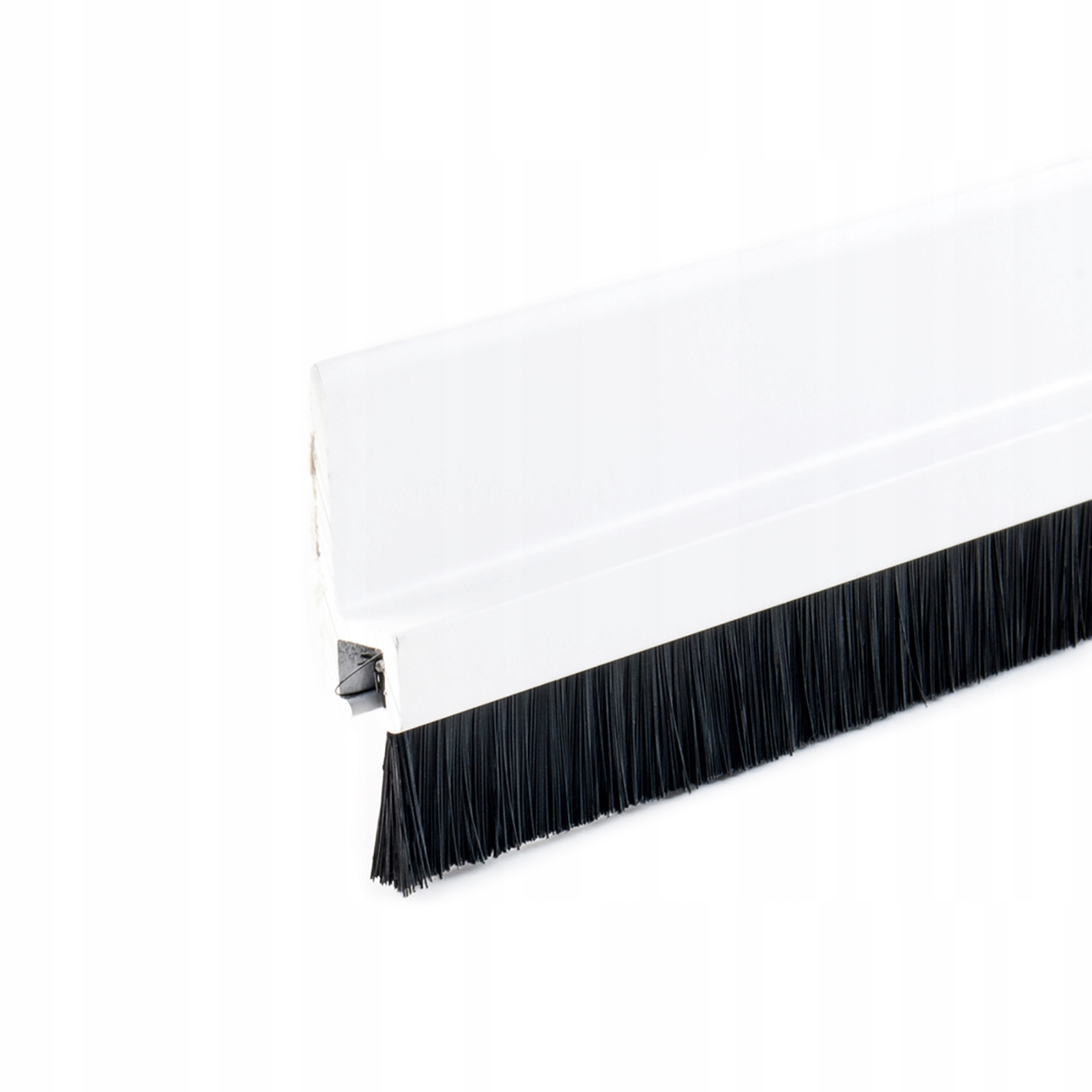 Tesniaca lišta s kefou 20 mm biela hliník 98 cm 10ks