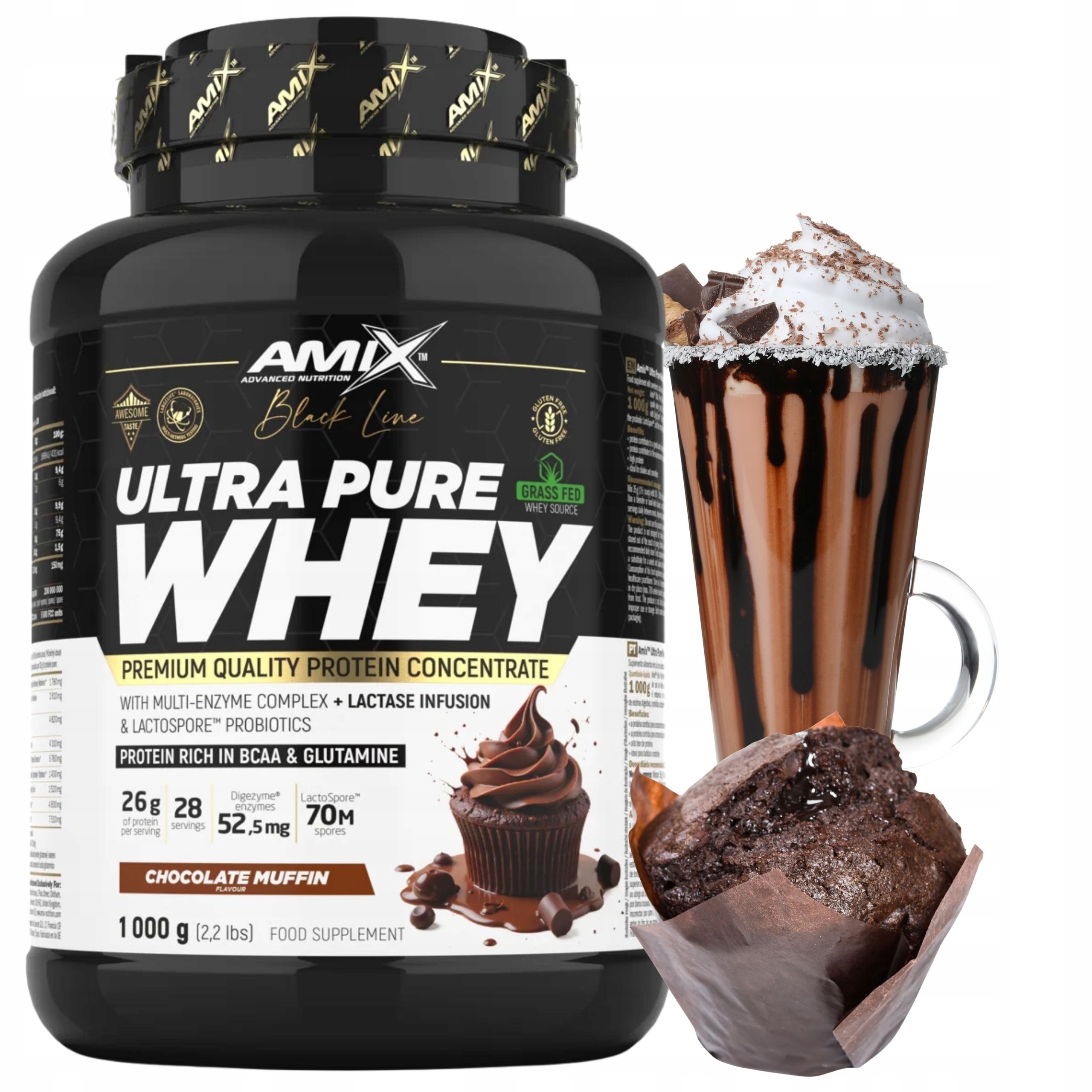 Syrovátkový Koncentrát Wpc Ultra Pure Whey Čokoládový protein 1000 g