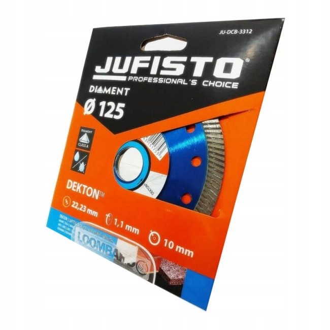 

Tarcza diamentowa Jufisto turbo 125 x 1 x 22,2 mm