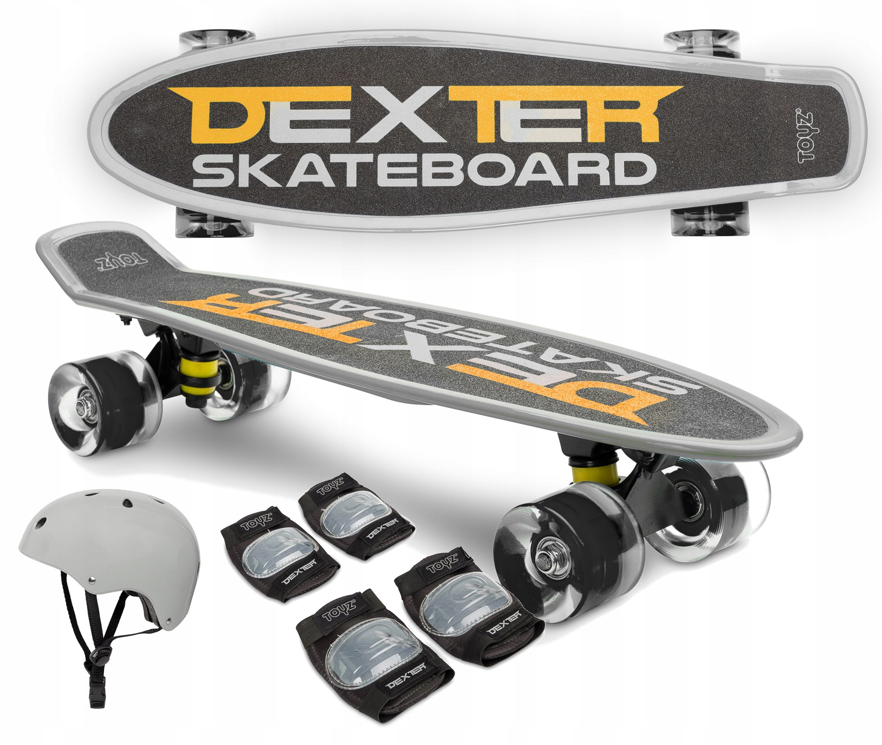 

Toyz Deskorolka Fiszka Dexter Kask I Ochraniacze