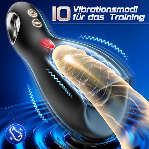 ELECTRICZNY MASTURBATOR DLA MĘŻCZYZN Z 5 TRYBAMI LIZANIA I 10 WIBRACJAMI — miniatura 3