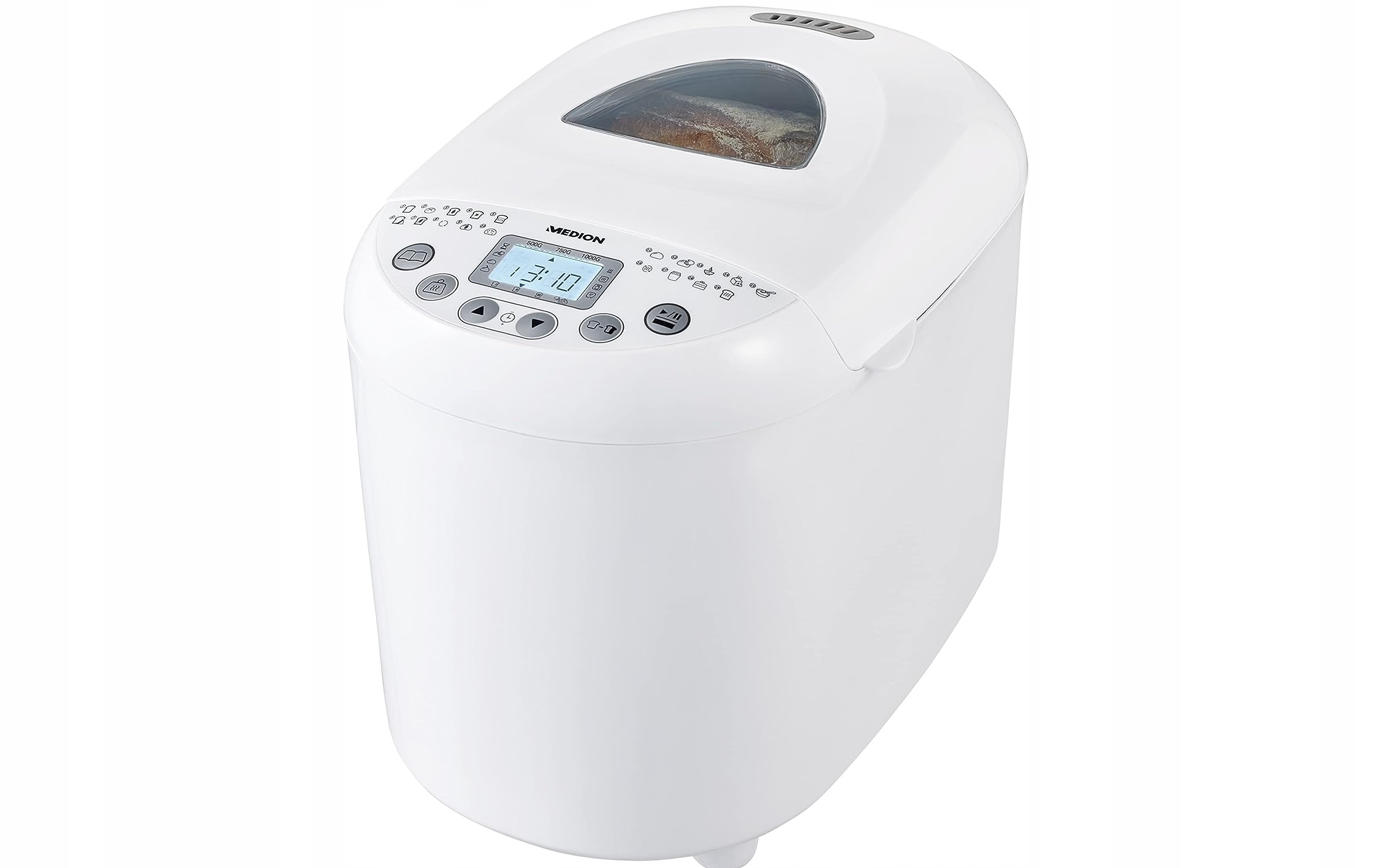 NIEMIECKI AUTOMAT DO CHLEBA WYPIEKACZ 500W MEDION 19 PROGRAMÓW EAN (GTIN) 4061275107258