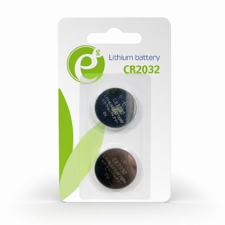

Bateria litowa Gembird CR2032 (pastylka) 3V 2 szt.