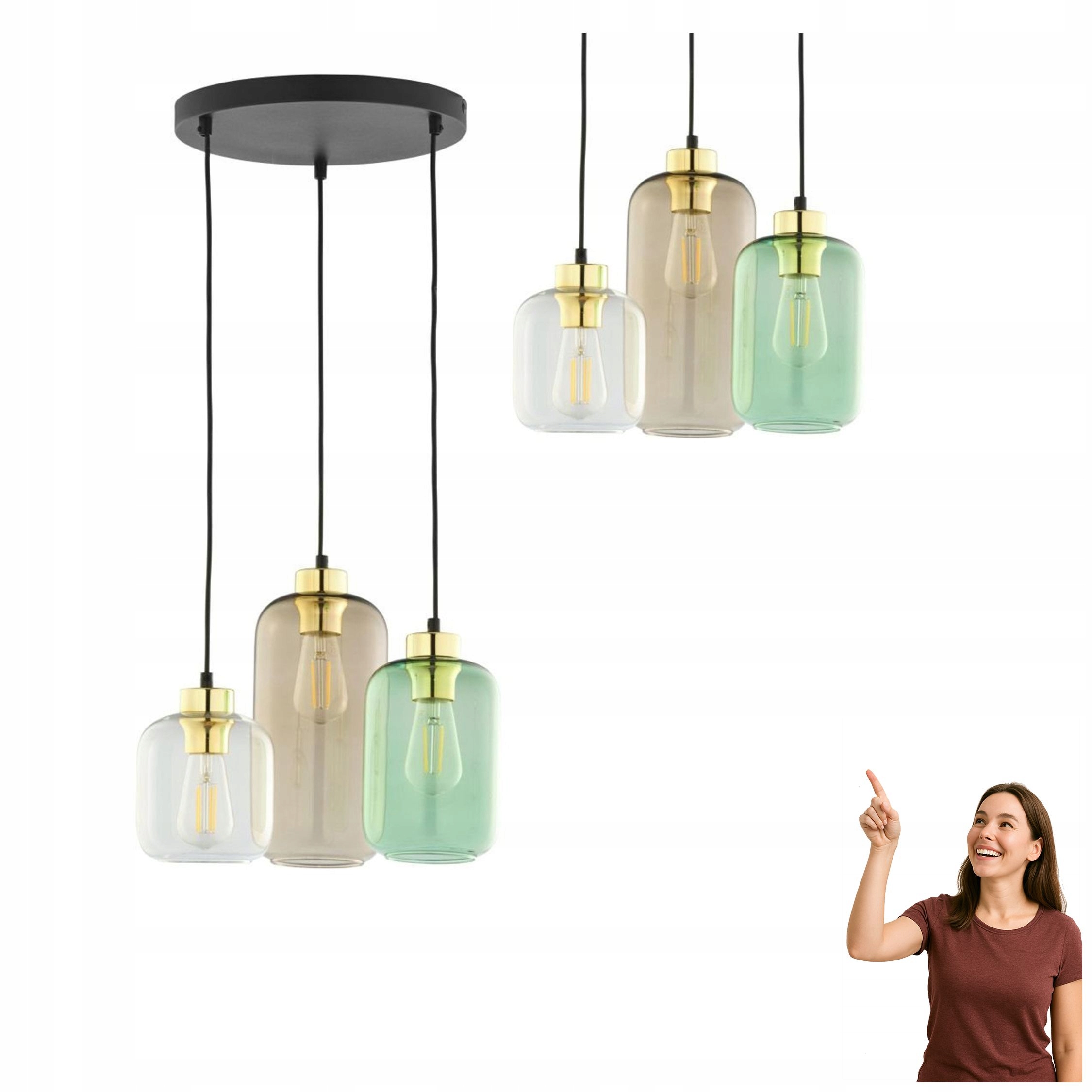 Závesná lampa Marco Green 3325 Tk Lighting