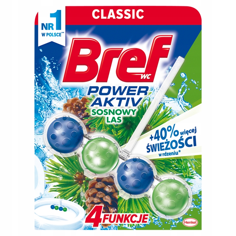 

Bref Power Aktiv Wc Kulki Sosnowy Las 50G