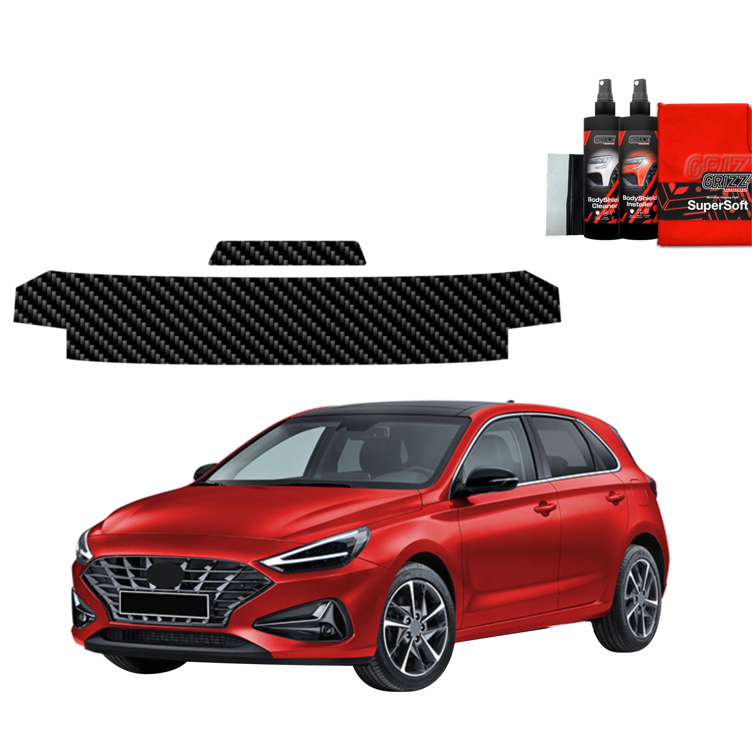 2v1 Fólie na práh zavazadlového prostoru pro Hyundai i30 Hatchback (2020-2025)