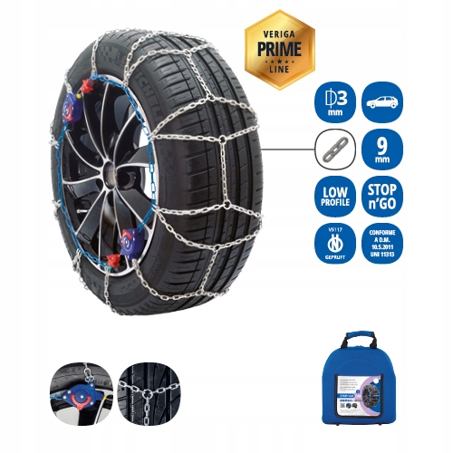 Łańcuchy Veriga STOP&GO 100 215/45R18 NAPINACZ Grupa rozmiarowa KN 100