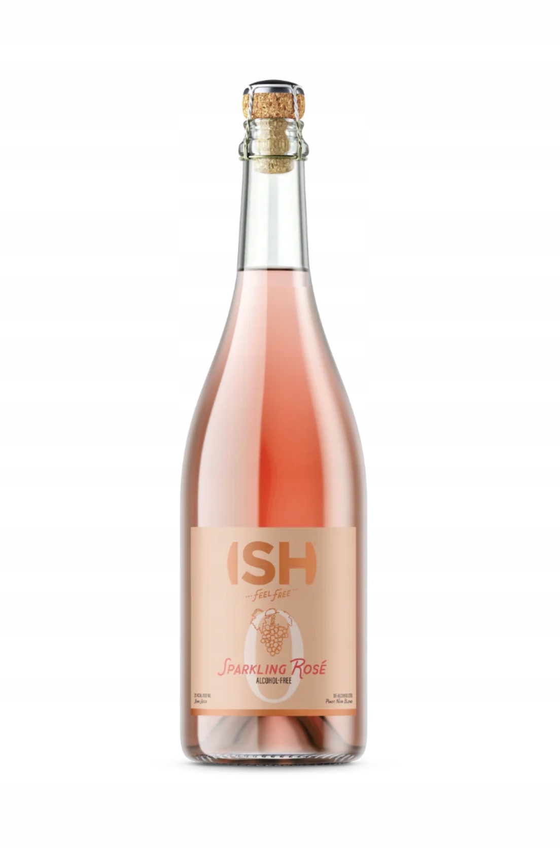 Levně 3 x Šumivé nealkoholické víno růžové Ish Sparkling Rosé prosecco bezalko