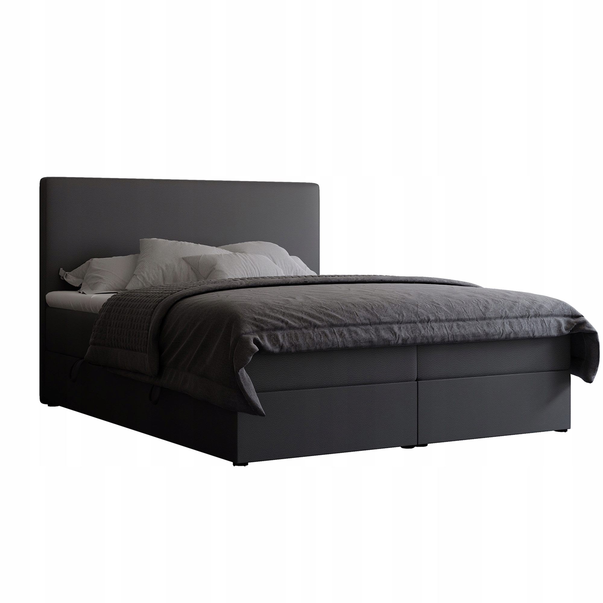 Kontinentální postel Giulia matrace bonell topper 140x200 černá