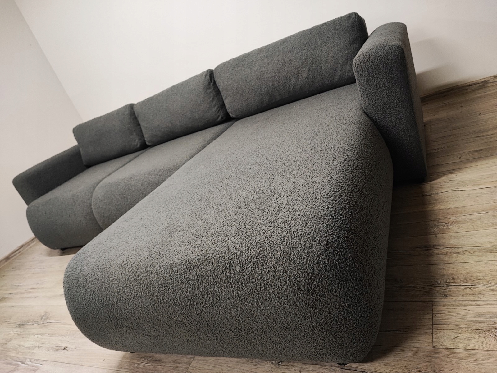 Moderní Rozkládací Rohová Sedací Souprava S Funkcí Spaní Lambert, Pravý Kontejner