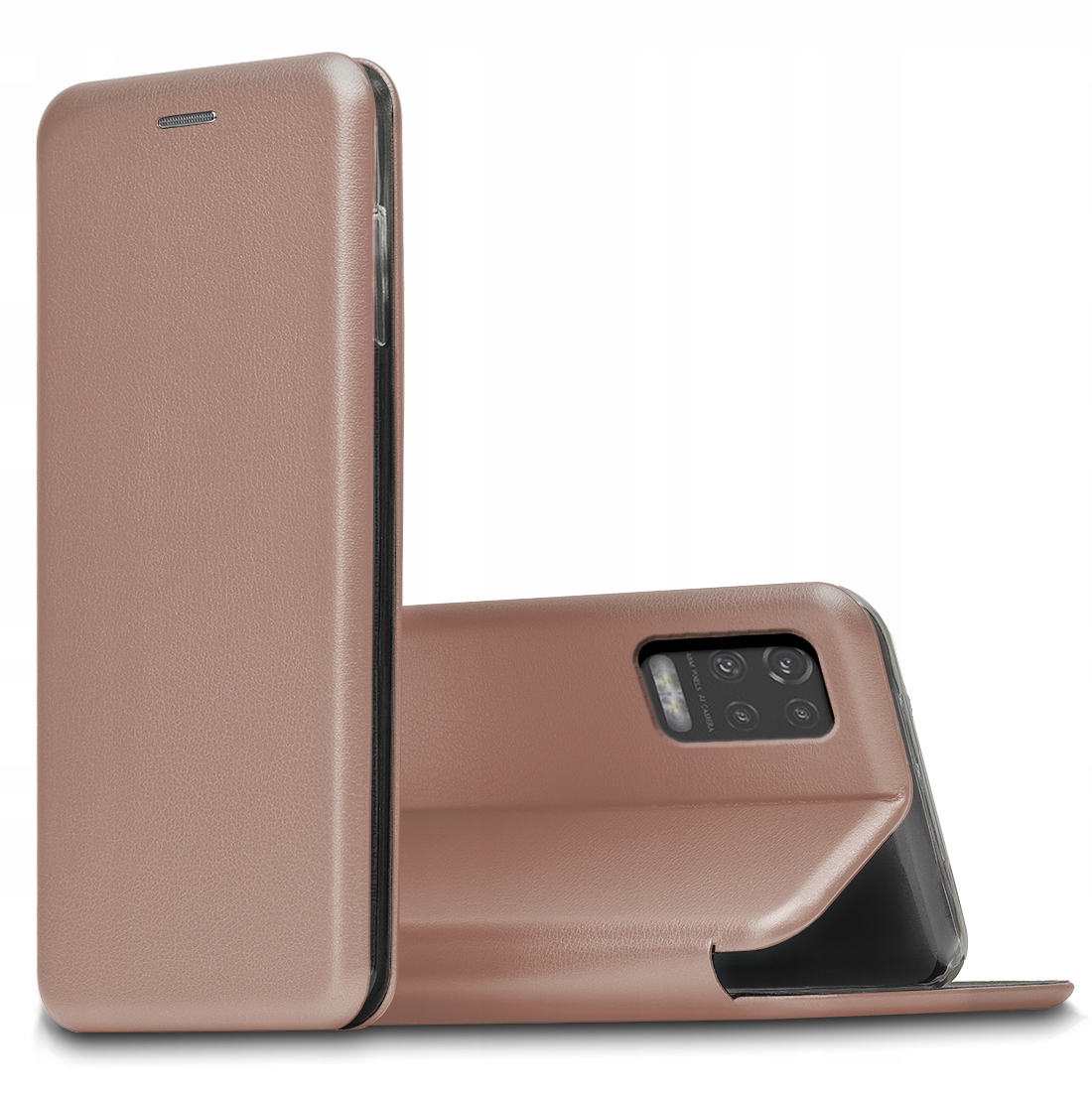 

Etui do Lg K52 Skórzane Magnet Case Szkło 9H