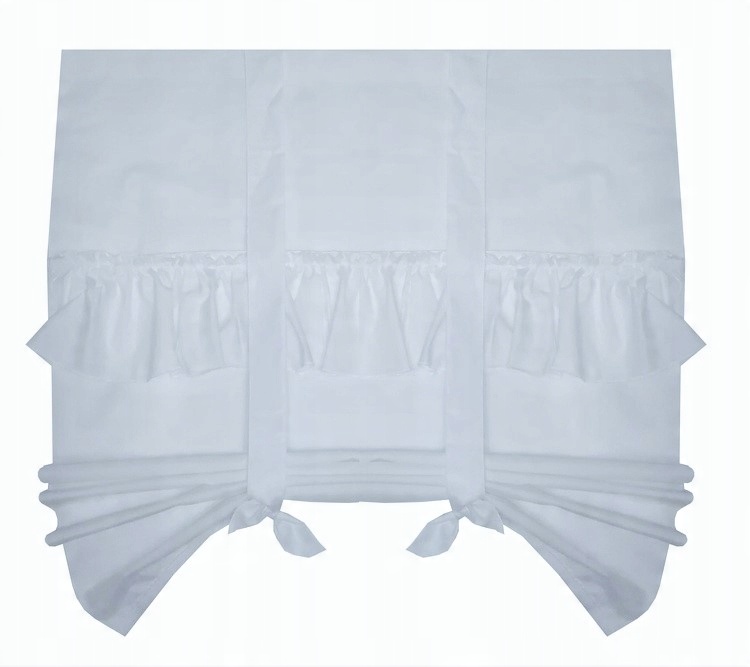 

Panel Do Okna Ekran firana Shabby Biała 180