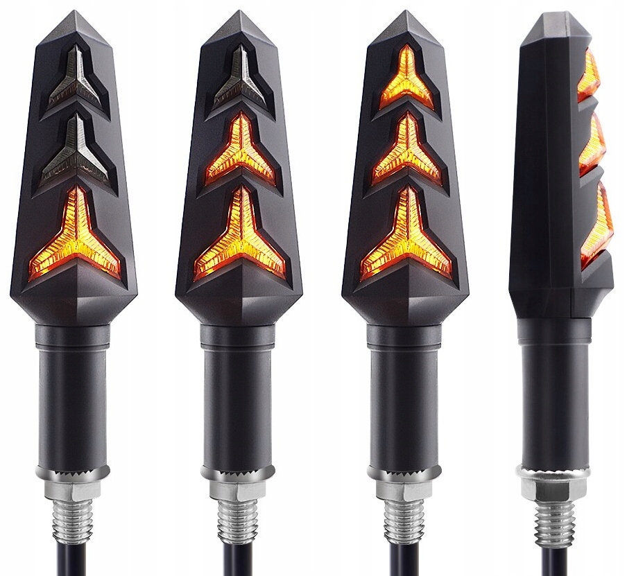 

2x Kierunkowskaz Do Motoru Dynamiczne Fire