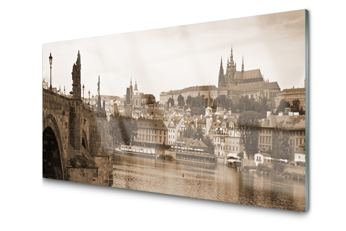 

Panel szklany dekoracyjny Most Widok 100x50