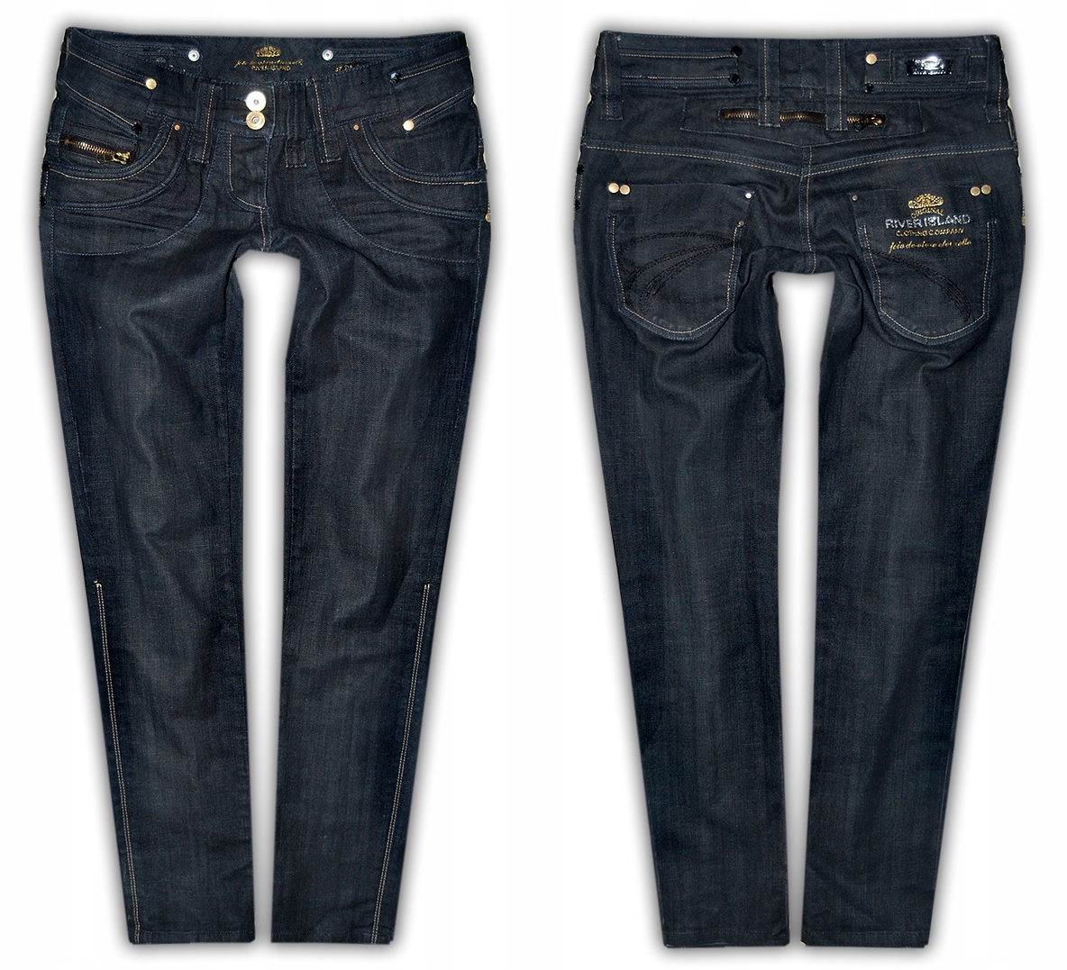 RIVER ISLAND skinny stretch * JEANSY RURKI 7/8 34