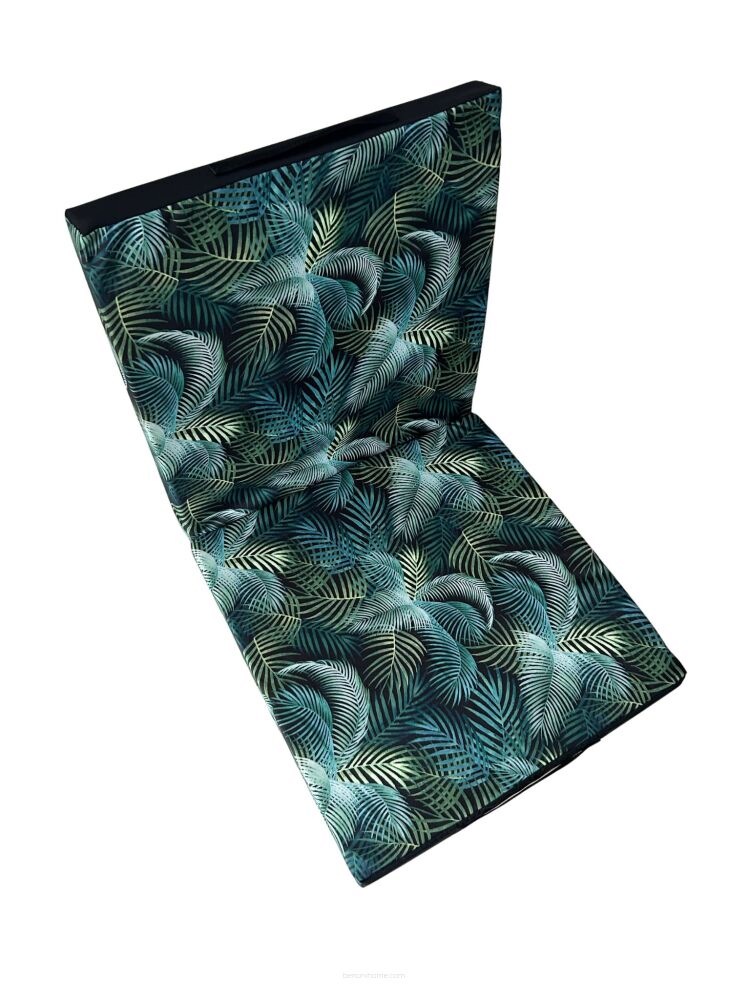 Matrace pro cvičení skládací lehká 120x60x5 cm gymnastická Mallorca rukojeť