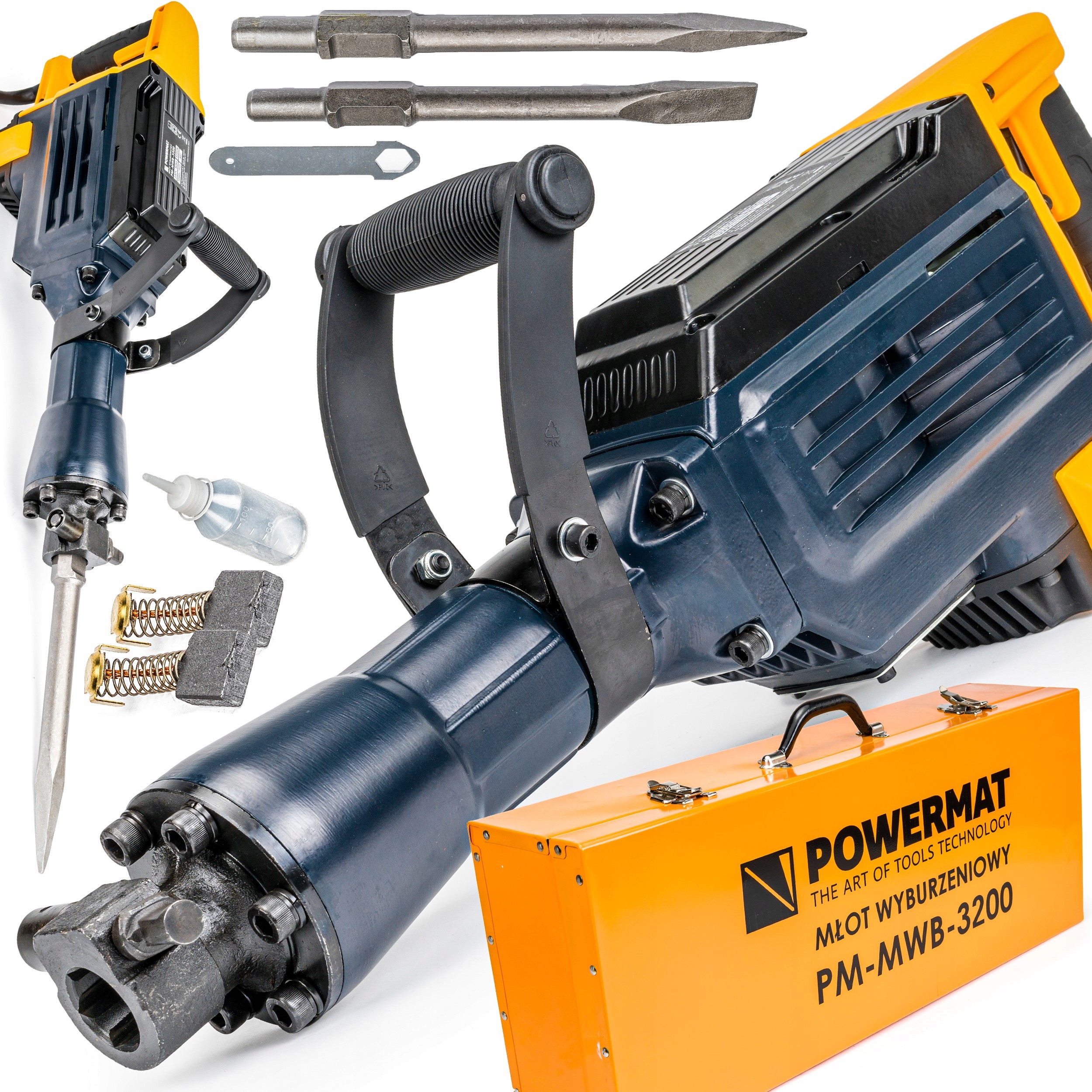 Demoliční kladivo pro kování 50J Hex 3200W