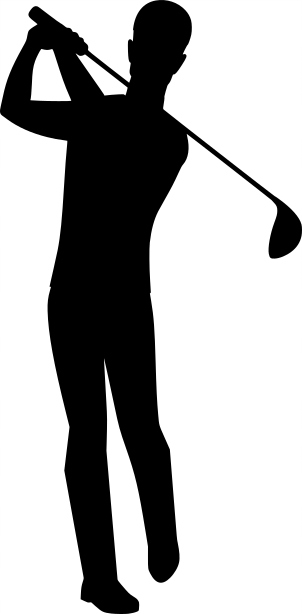 

Naklejka na samochód Golf Golfista 12,2 X 6 CM