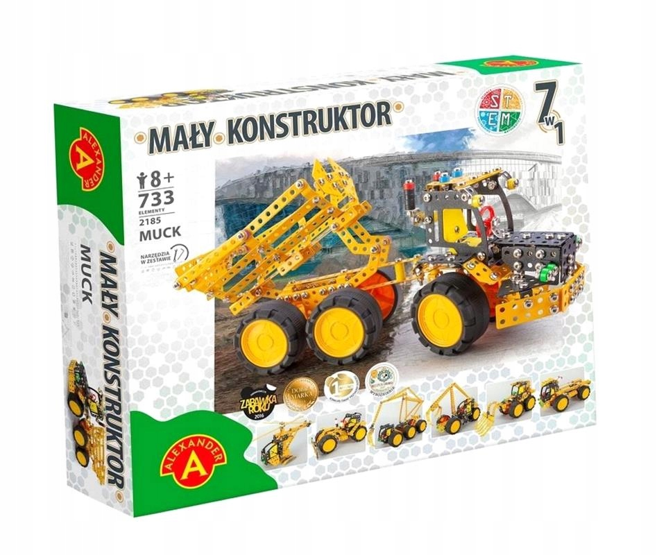 MAŁY KONSTRUKTOR 7W1 - MUCK ALEX