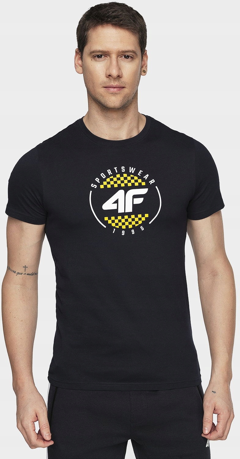 

Koszulka Męska 4F T-shirt Bawełniany TSM022 r. M