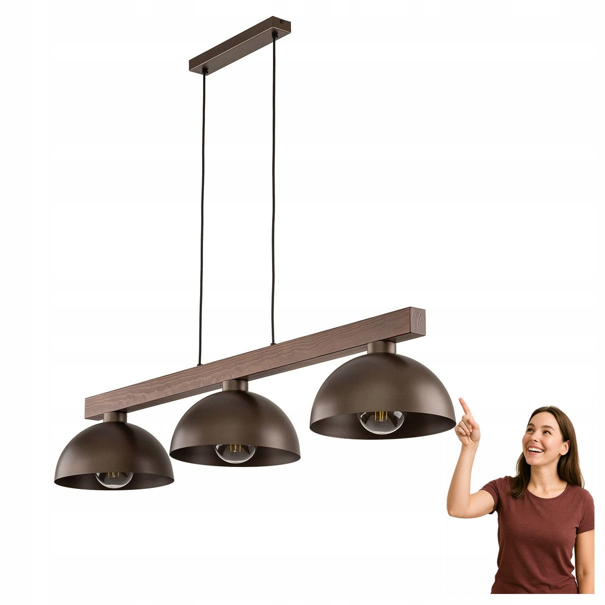 Závesná lampa Oslo Brown 6299 Tk Lighting