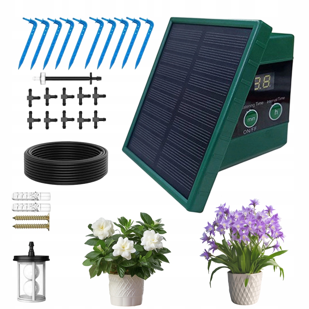 Sada pro automatické zavlažování 400 ml/min pro květiny v domě na terase