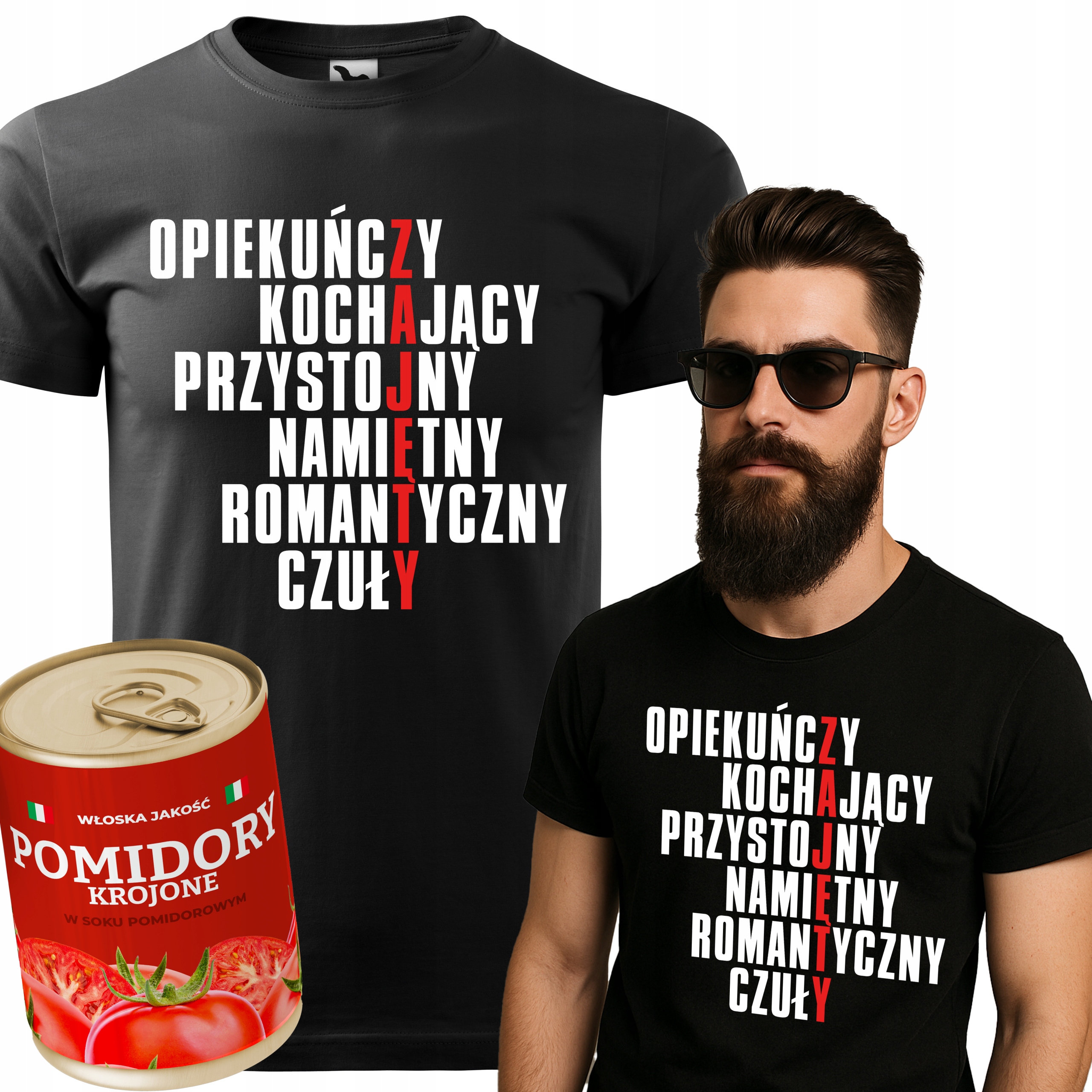 Tričko V Plechovce Černé Pánské Dárek Ke Dni Chlapců Zaneprázdněná Zkratka XL