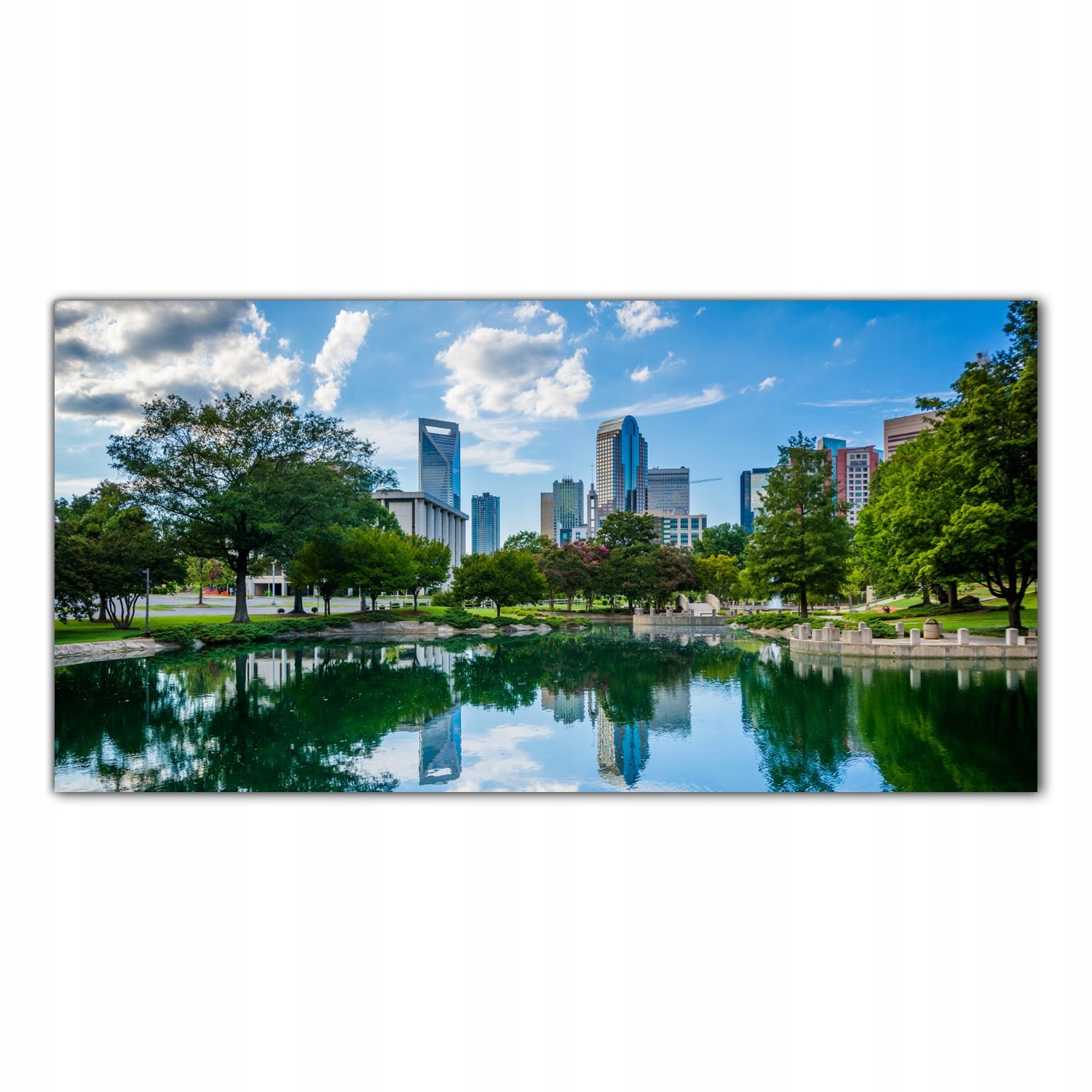 Architektura Jezero 100x50 Panel tvrzené sklo