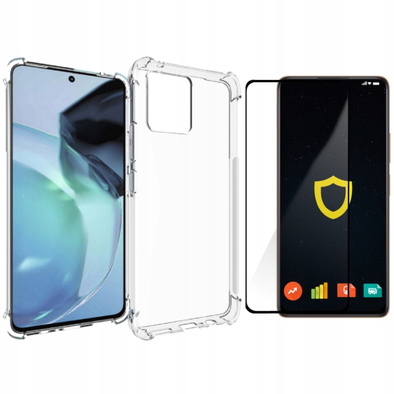 

Etui Case Anti-shock Obudowa Do Moto G72 Szkło