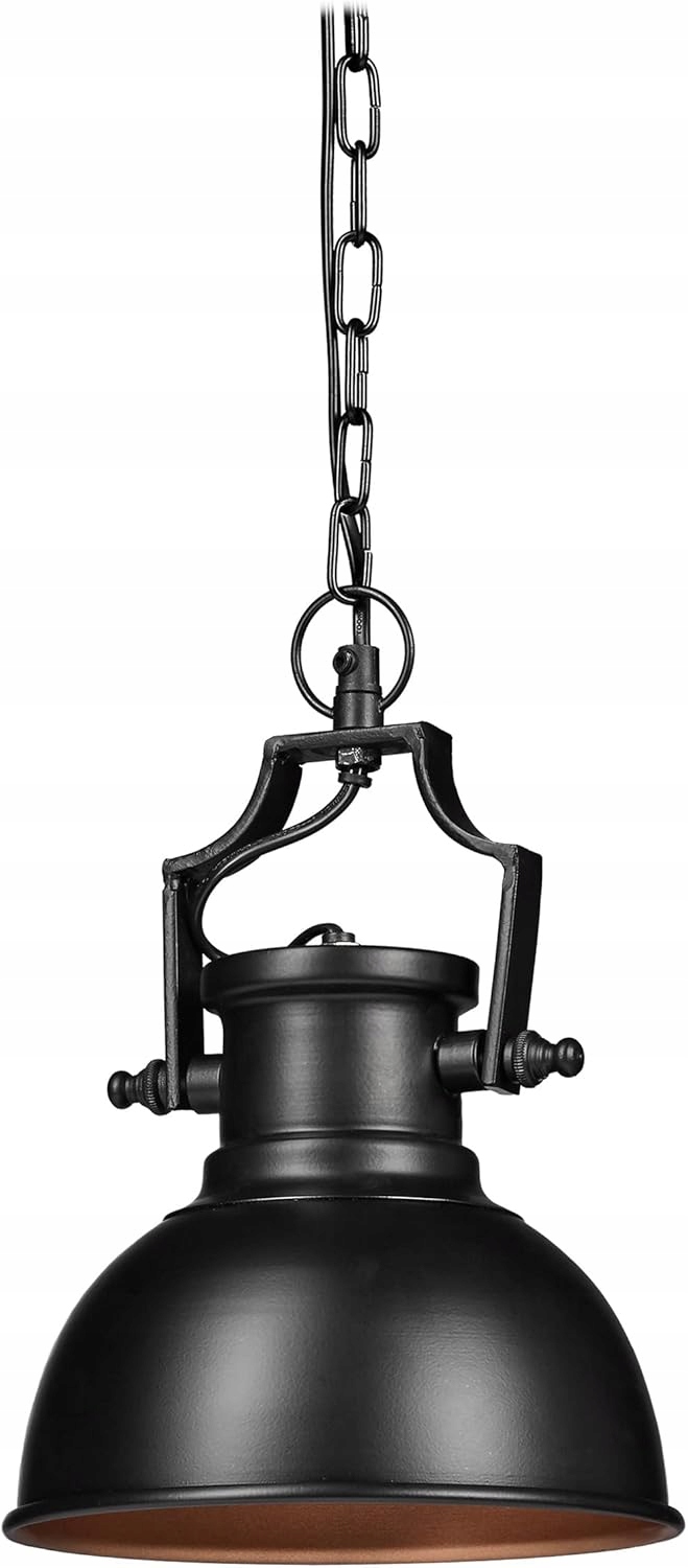 Industriální Závěsná Lampa Vintage Černá Ø21 CM E27 Retro Shabby Chic