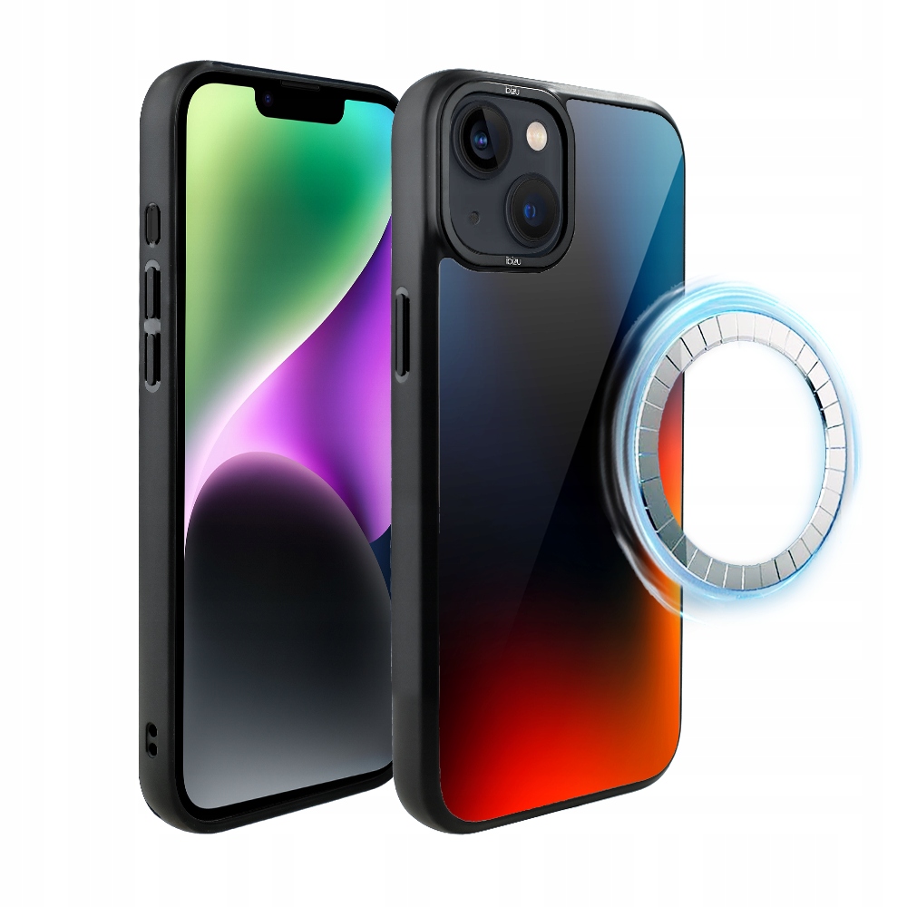 Pouzdro pro iPhone 14 Ibizu DropGuard Matt s MagSafe, Midnight Blue