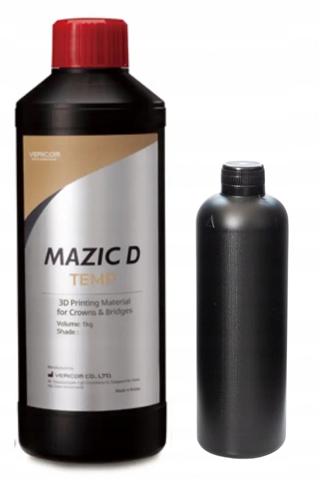 Uv pryskyřice Vericom Mazic D Temp Bl 0.5 kg Dočasné Modely
