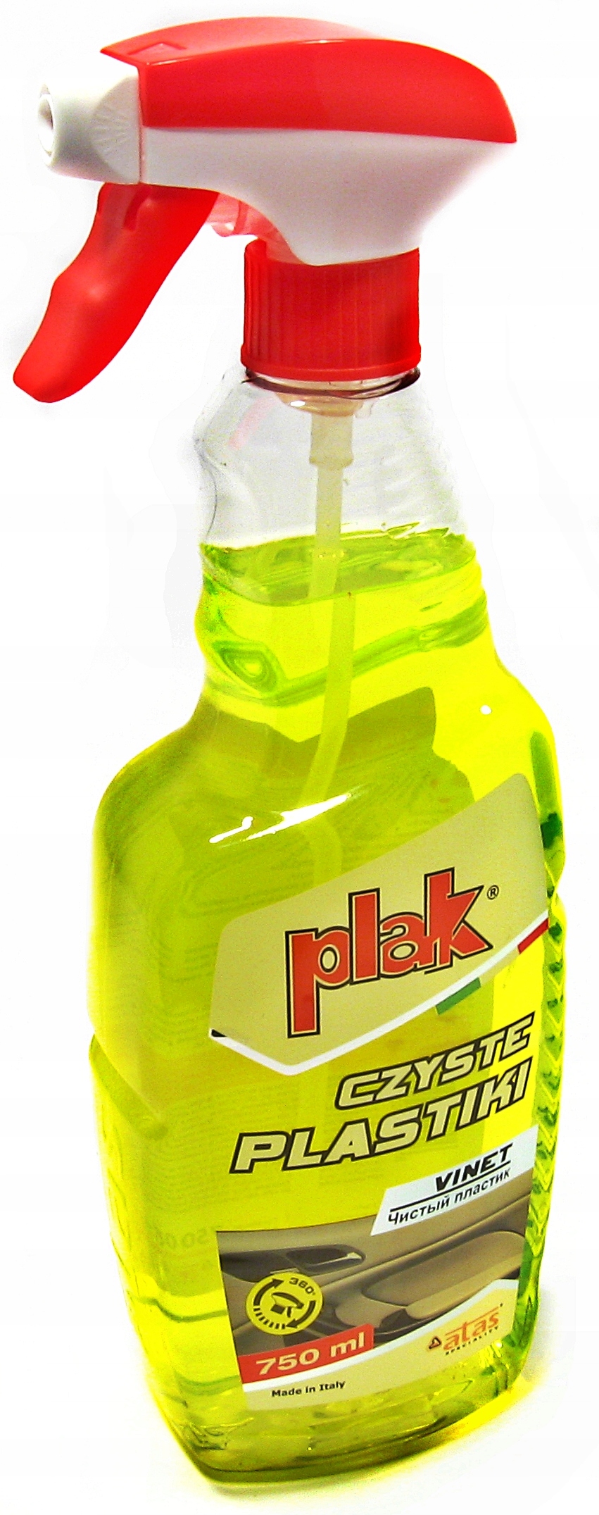 

Plak Vinet środek do czyszczenia plastiku 750ml