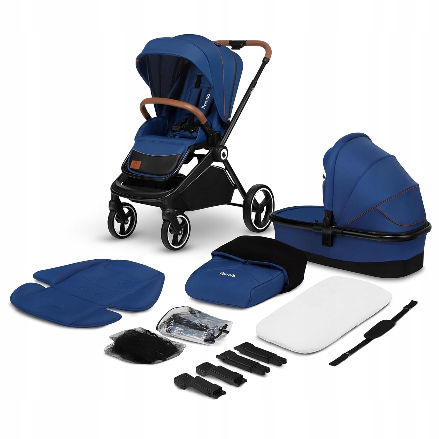 Wózek 2w1 Lionelo Mika Blue Navy